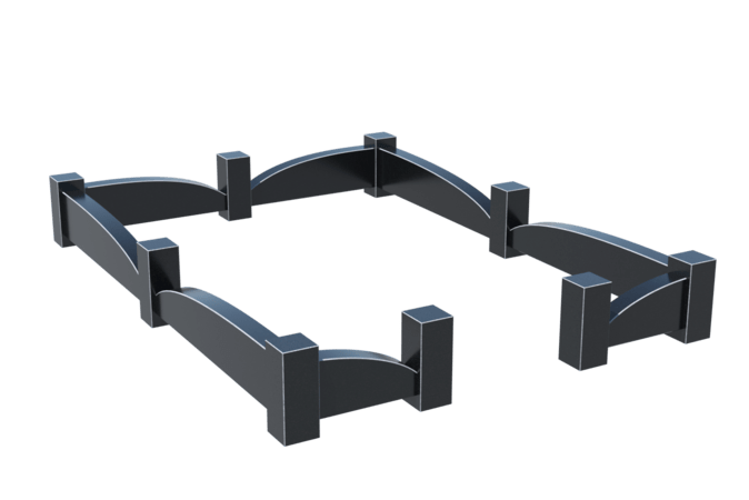 Цоколи на могилу в&nbsp;Чебоксарах | Цоколь на могилу №0038