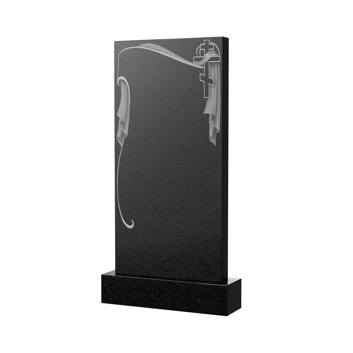 Художественное оформление памятника в&nbsp;Чебоксарах | Художественное оформление на гранитную стелу, рисунок ВХО-051