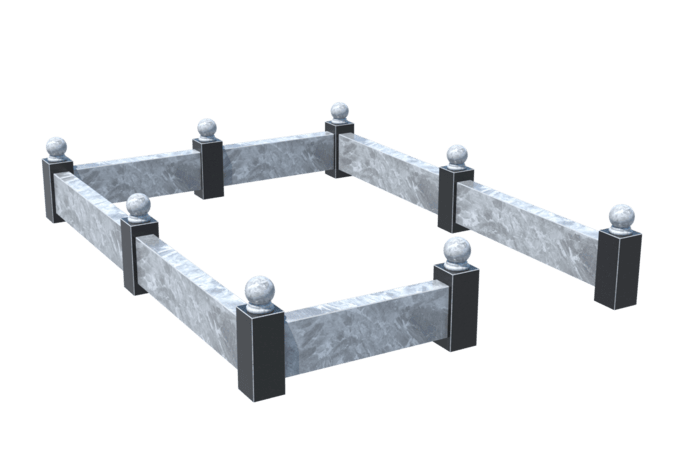 Цоколи на могилу в&nbsp;Чебоксарах | Цоколь на могилу №0031