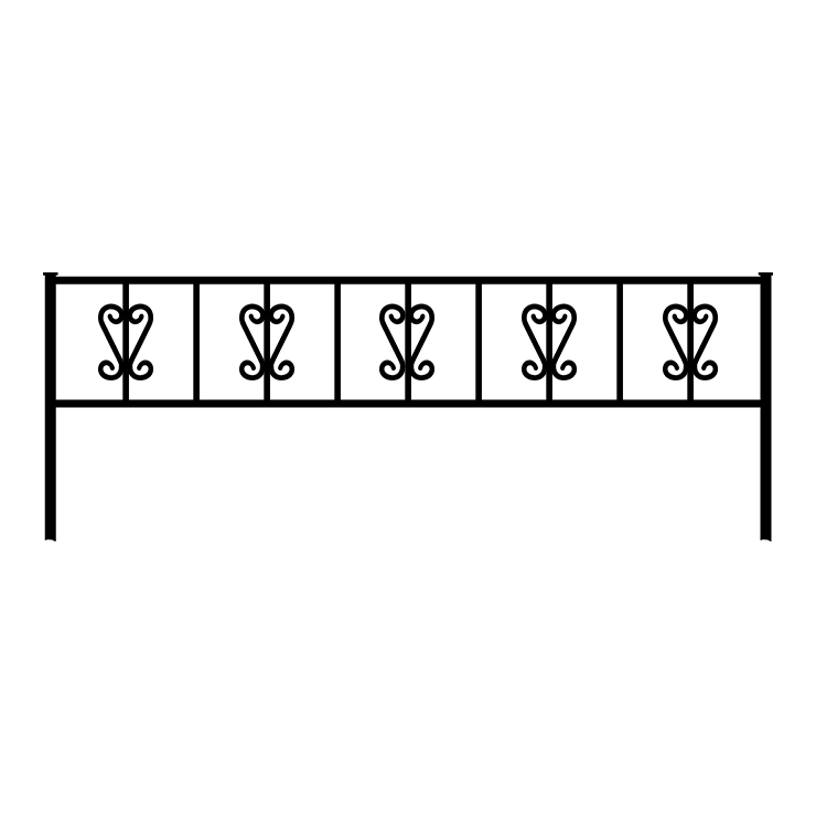 Металлические оградки, столы, скамейки в&nbsp;Чебоксарах | Оградка №8