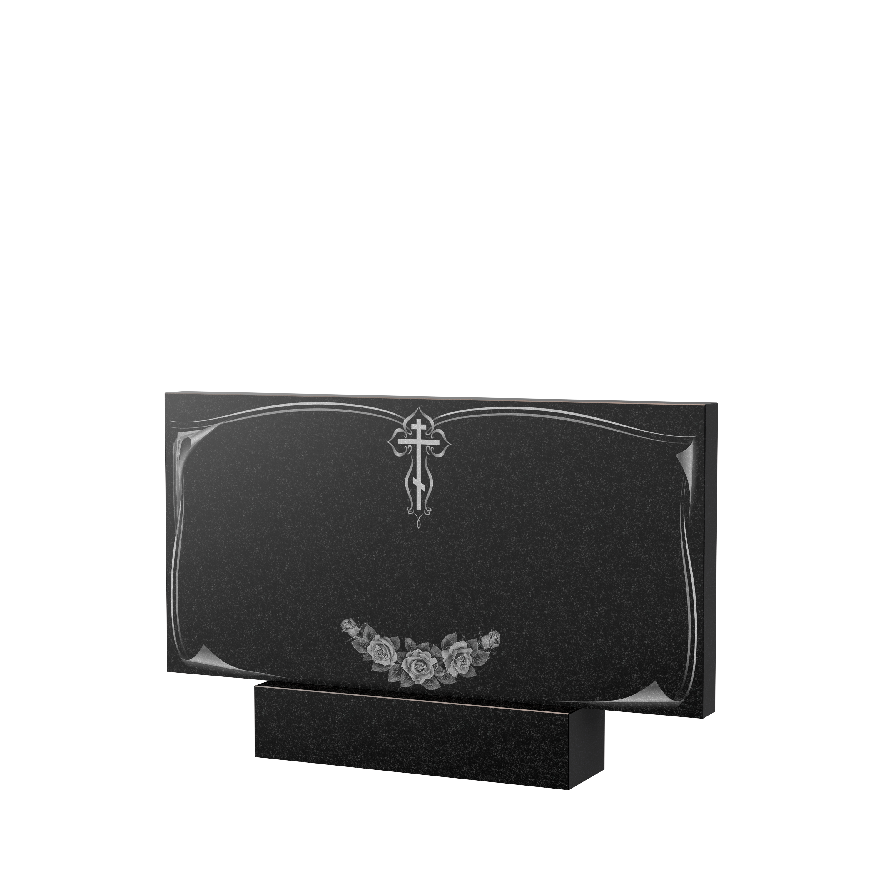 Художественное оформление памятника в&nbsp;Чебоксарах | Художественное оформление на гранитную стелу, рисунок ГХО-001