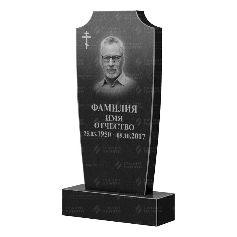 Памятники из гранита вертикальные в&nbsp;Чебоксарах | Гранитный памятник ФГ-010