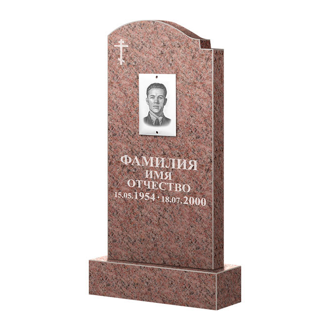 Гранитные памятники в&nbsp;Чебоксарах | Памятник из гранита Розалия Pink ФГЦ-25