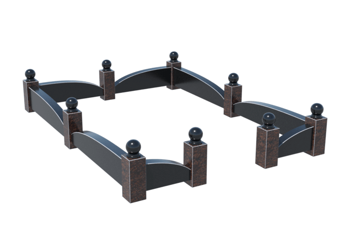 Цоколи на могилу в&nbsp;Чебоксарах | Цоколь на могилу №0044