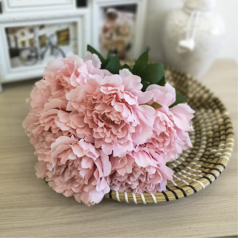 Искусственные цветы в Чебоксарах | Цветы искусственные «Пионы», розовые, букет