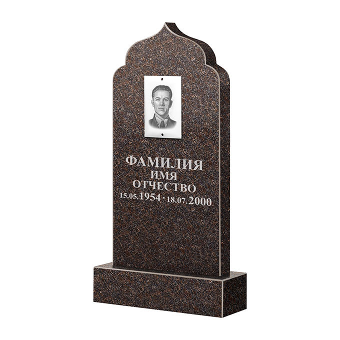 Памятники из цветного гранита в&nbsp;Чебоксарах | Памятник из гранита Карел Brown ФГЦ-037