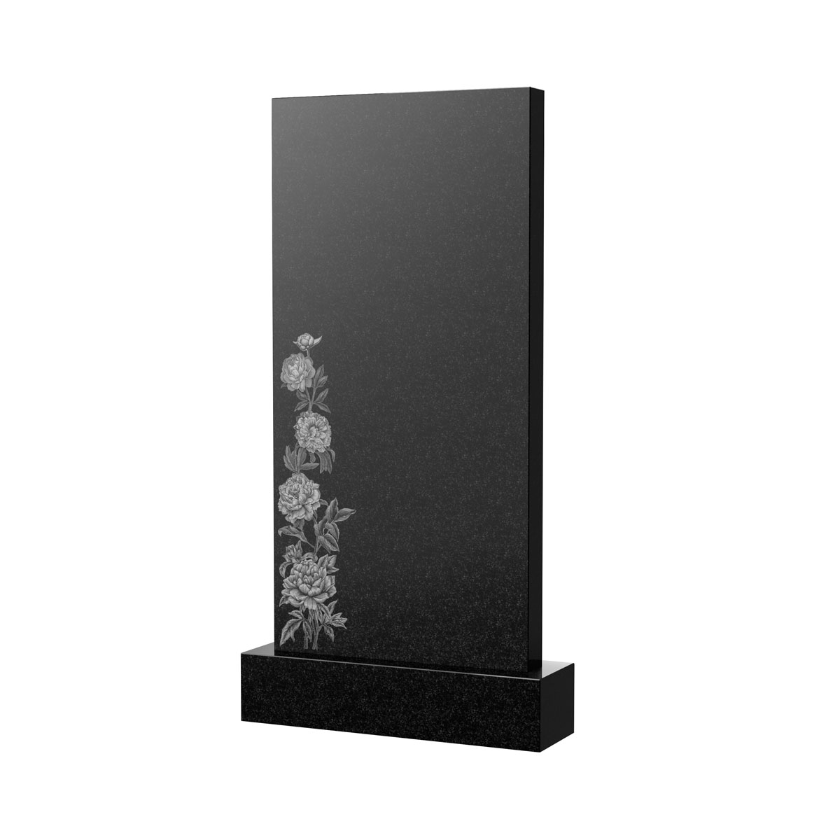 Художественное оформление памятника в&nbsp;Чебоксарах | Художественное оформление на гранитную стелу, рисунок ВХО-059