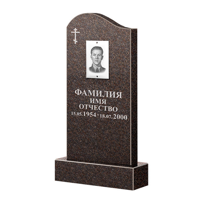 Памятники из цветного гранита в&nbsp;Чебоксарах | Памятник из гранита Карел Brown ФГЦ-030