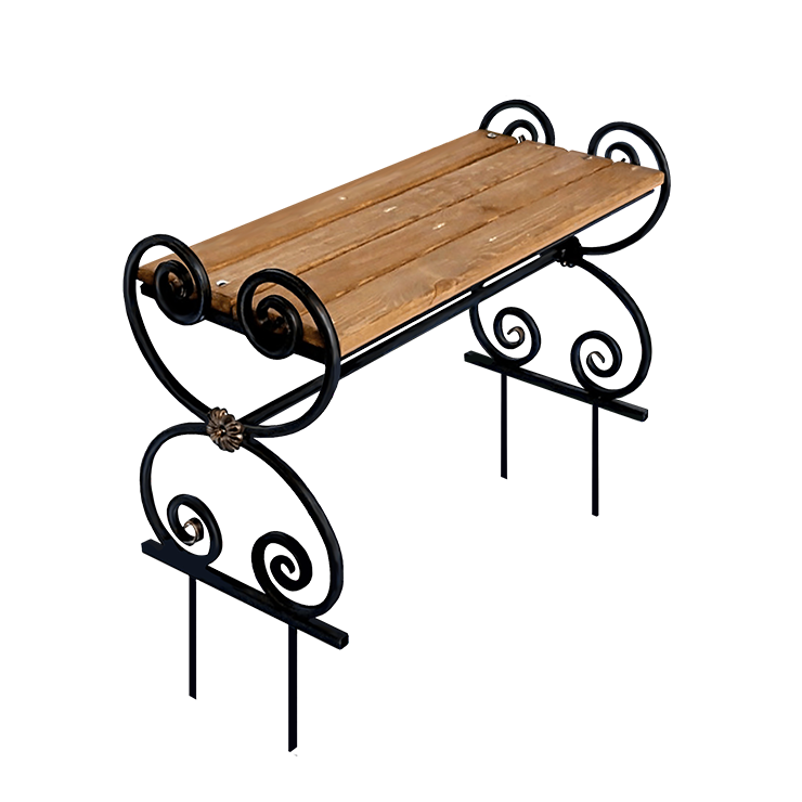 Кованые изделия в&nbsp;Чебоксарах | Кованая скамейка СТ.001