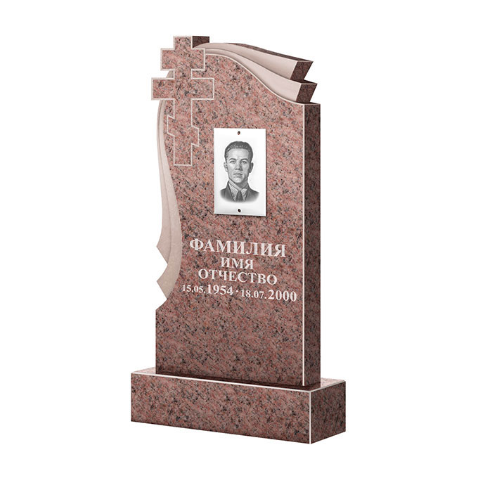 Гранитные памятники в&nbsp;Чебоксарах | Памятник из гранита Розалия Pink ФГЦ-081