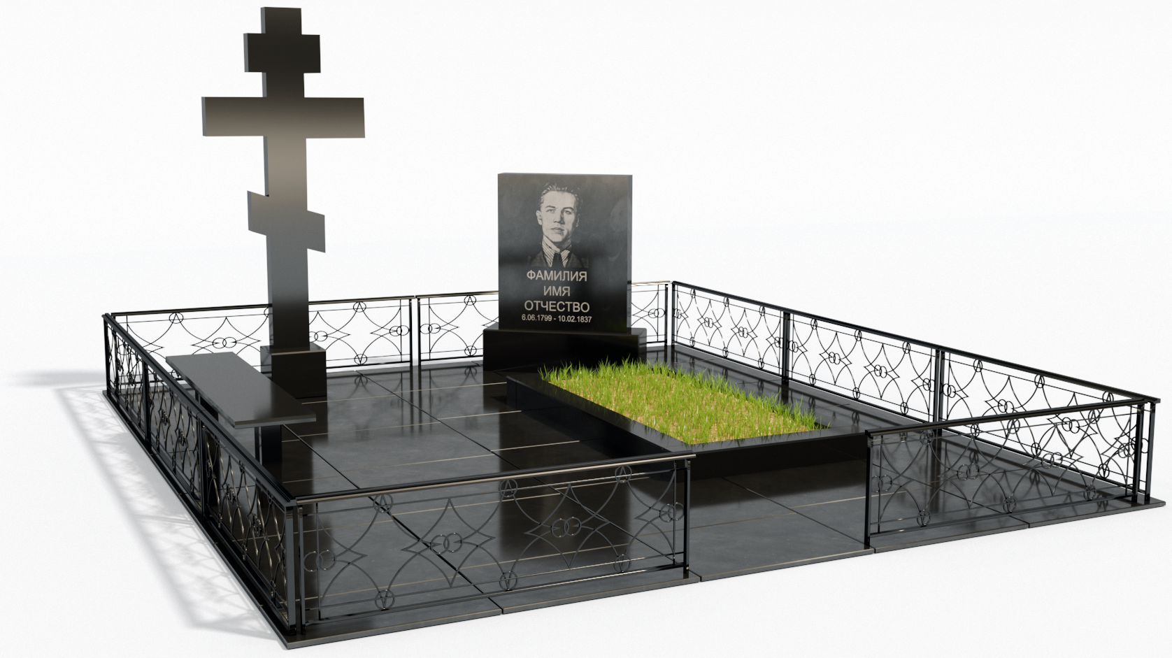 Одинарные мемориальные комплексы в&nbsp;Чебоксарах | Мемориальный комплекс №1