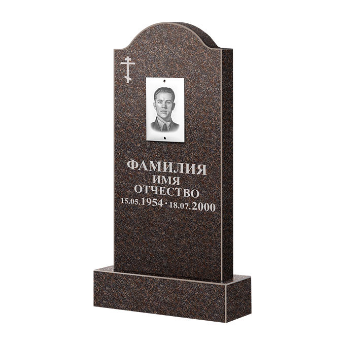 Памятники из цветного гранита в&nbsp;Чебоксарах | Памятник из гранита Карел Brown ФГЦ-012