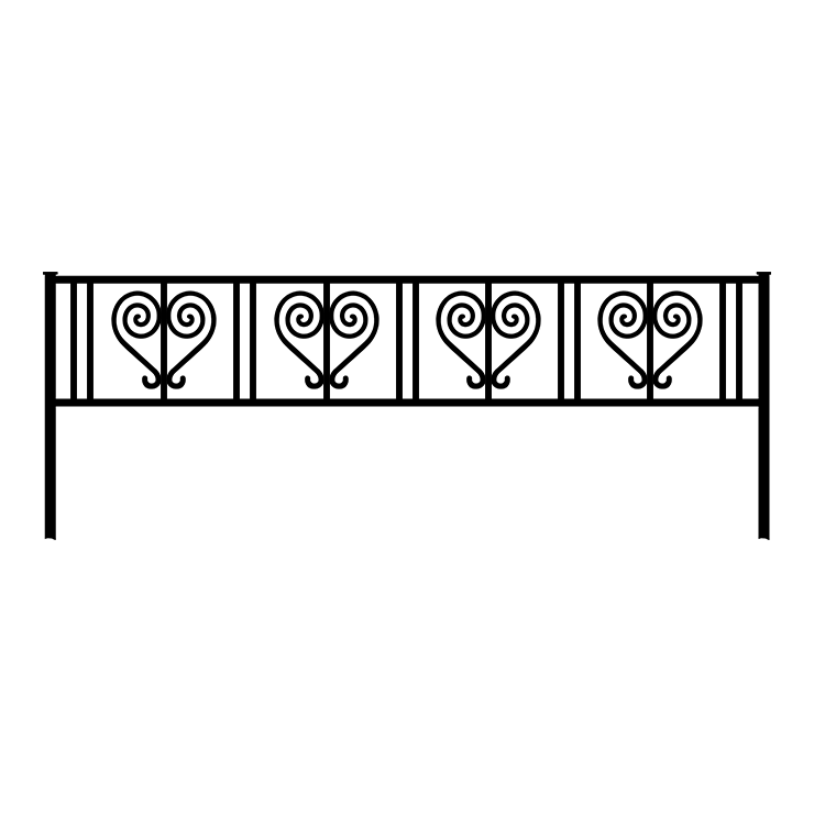 Кованые изделия в&nbsp;Чебоксарах | Кованая оградка ОГ.005