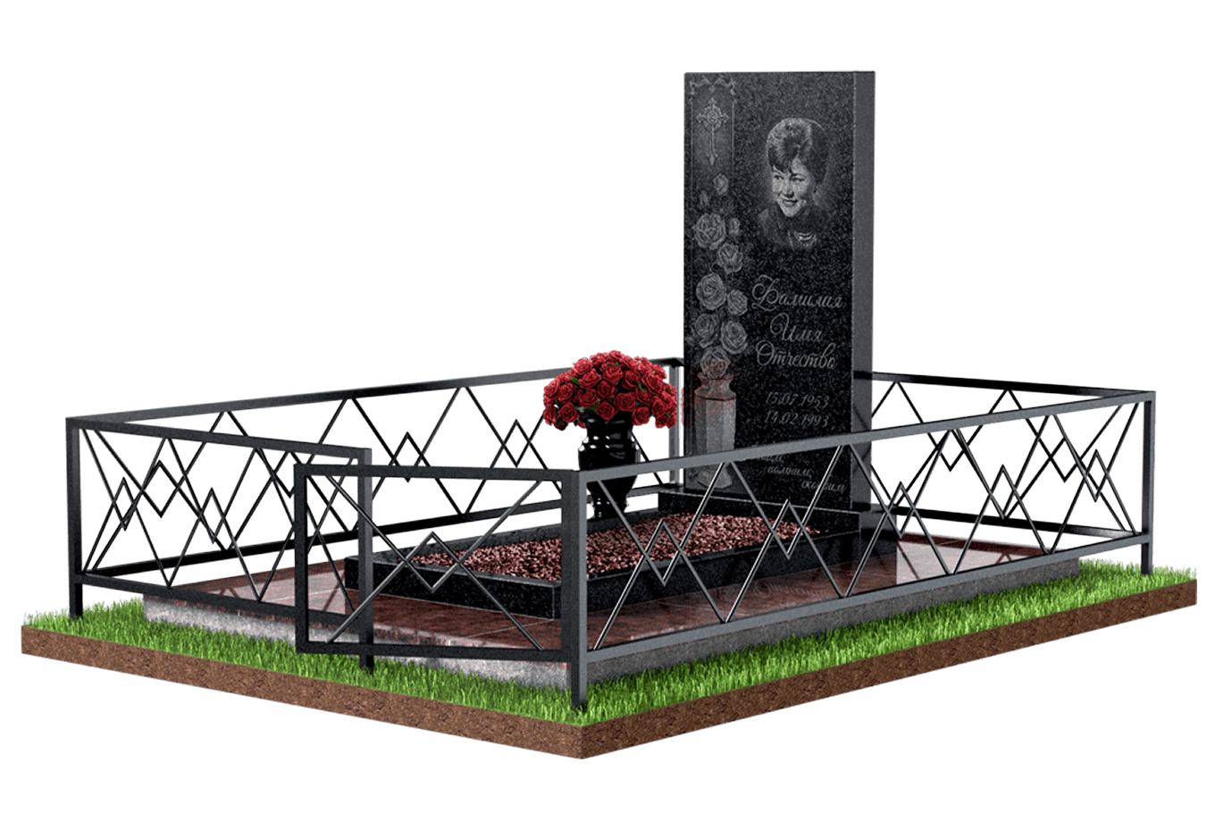 Благоустройство захоронения в Чебоксарах