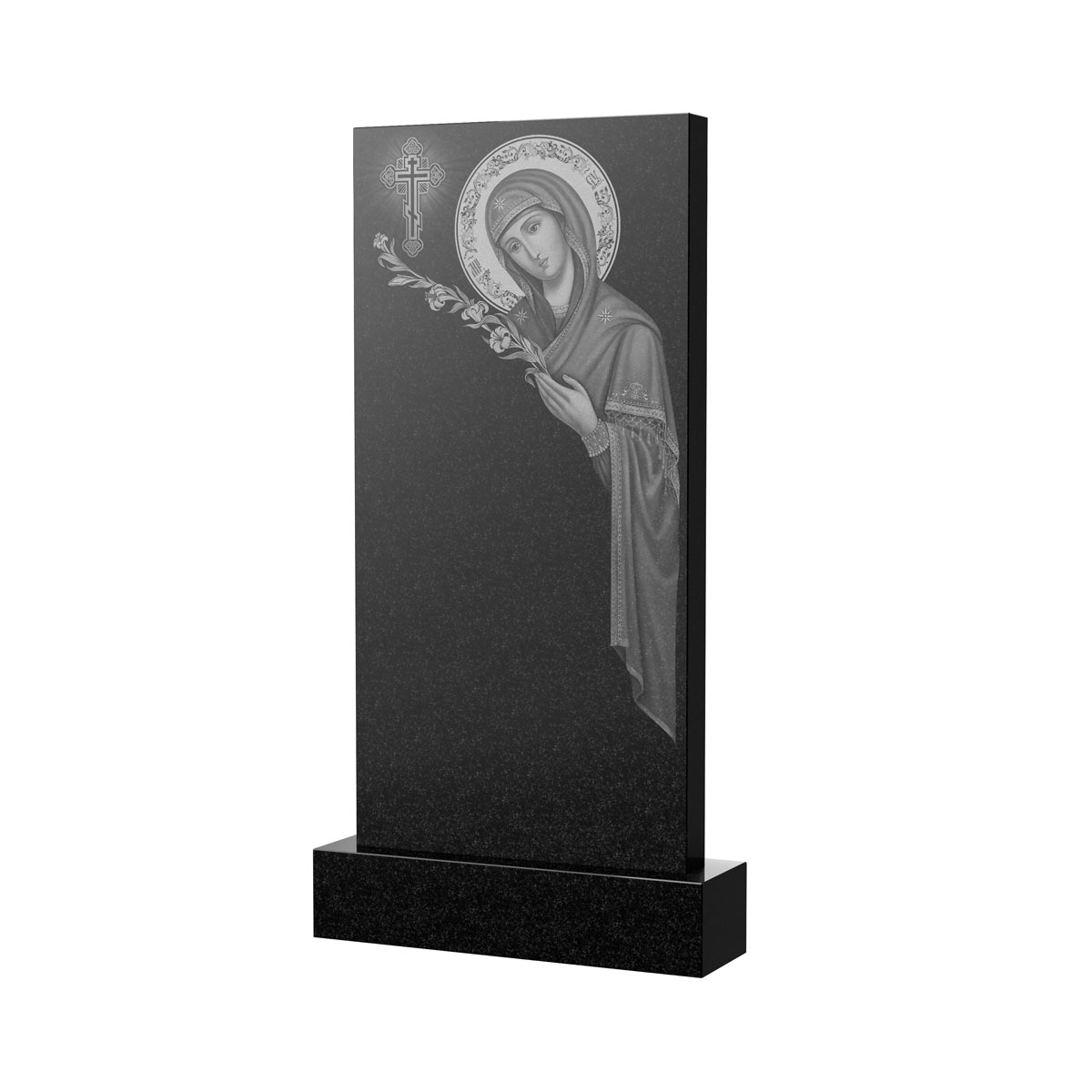 Художественное оформление памятника в&nbsp;Чебоксарах | Художественное оформление на гранитную стелу, рисунок ВХО-035