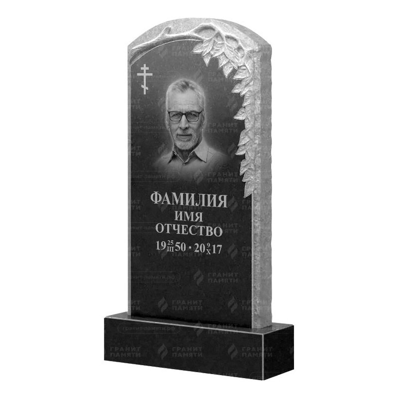 Памятники из гранита с деревом в&nbsp;Чебоксарах | Гранитный памятник ФГ-107