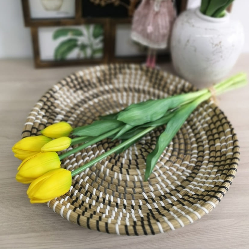 Искусственные цветы в Чебоксарах | Цветы искусственные «Тюльпаны, бутоны», желтые, букет