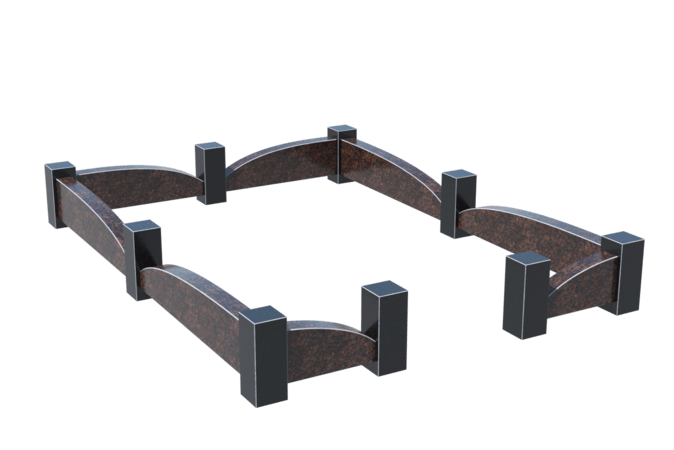 Цоколи на могилу в&nbsp;Чебоксарах | Цоколь на могилу №0042