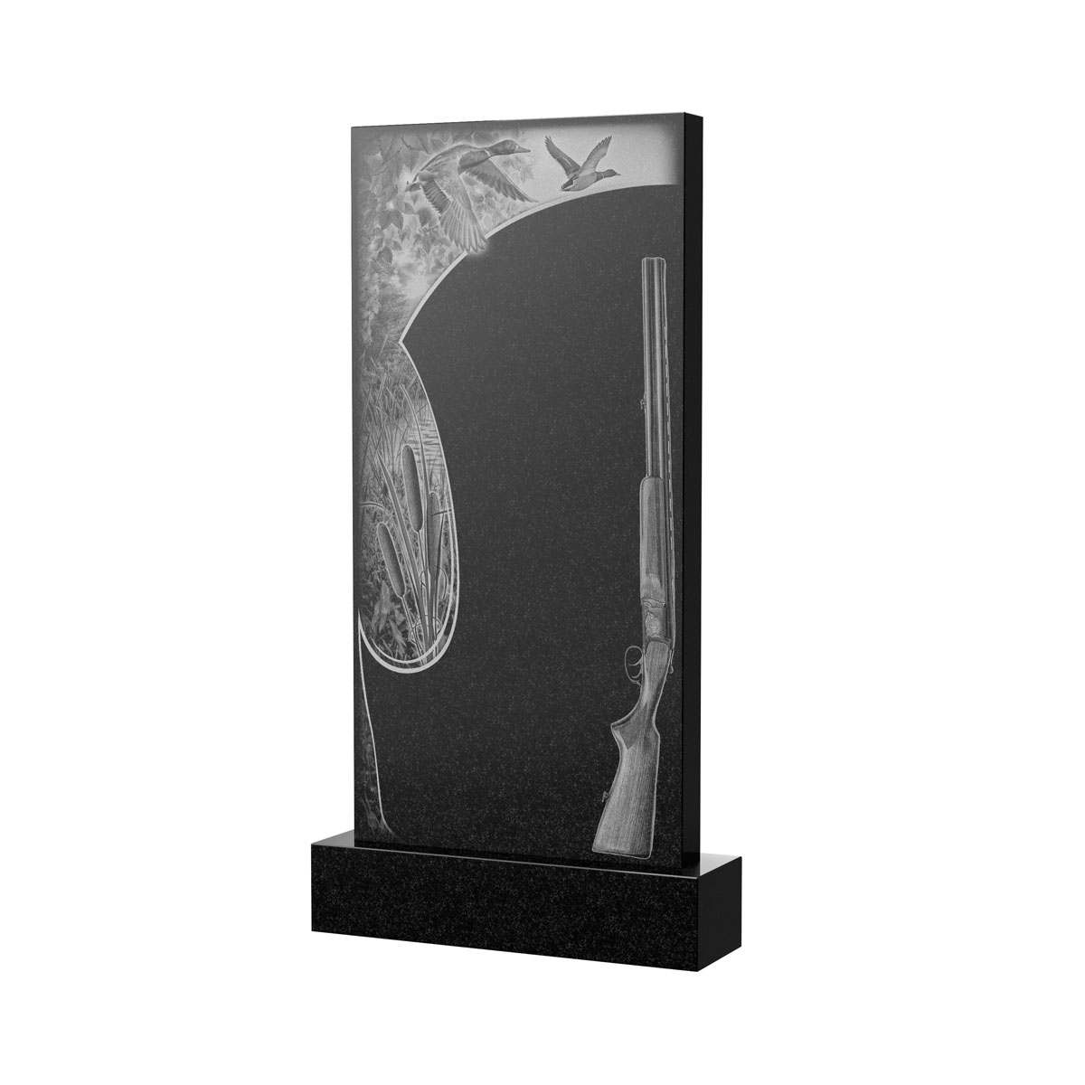 Художественное оформление памятника в&nbsp;Чебоксарах | Художественное оформление на гранитную стелу, рисунок ВХО-052