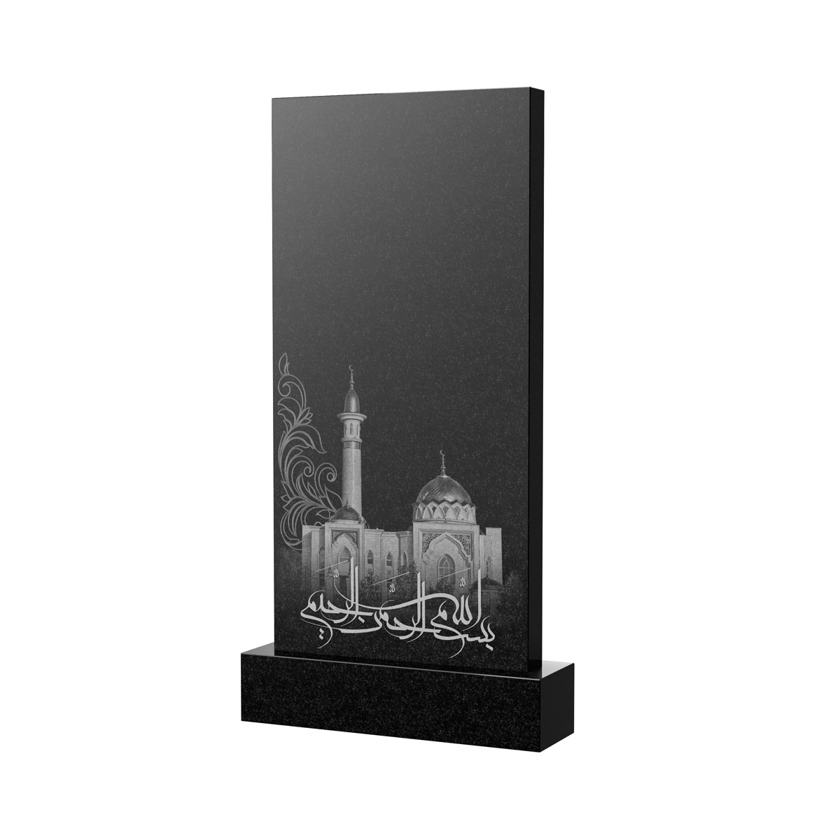 Художественное оформление памятника в&nbsp;Чебоксарах | Художественное оформление на гранитную стелу, рисунок ВХО-046