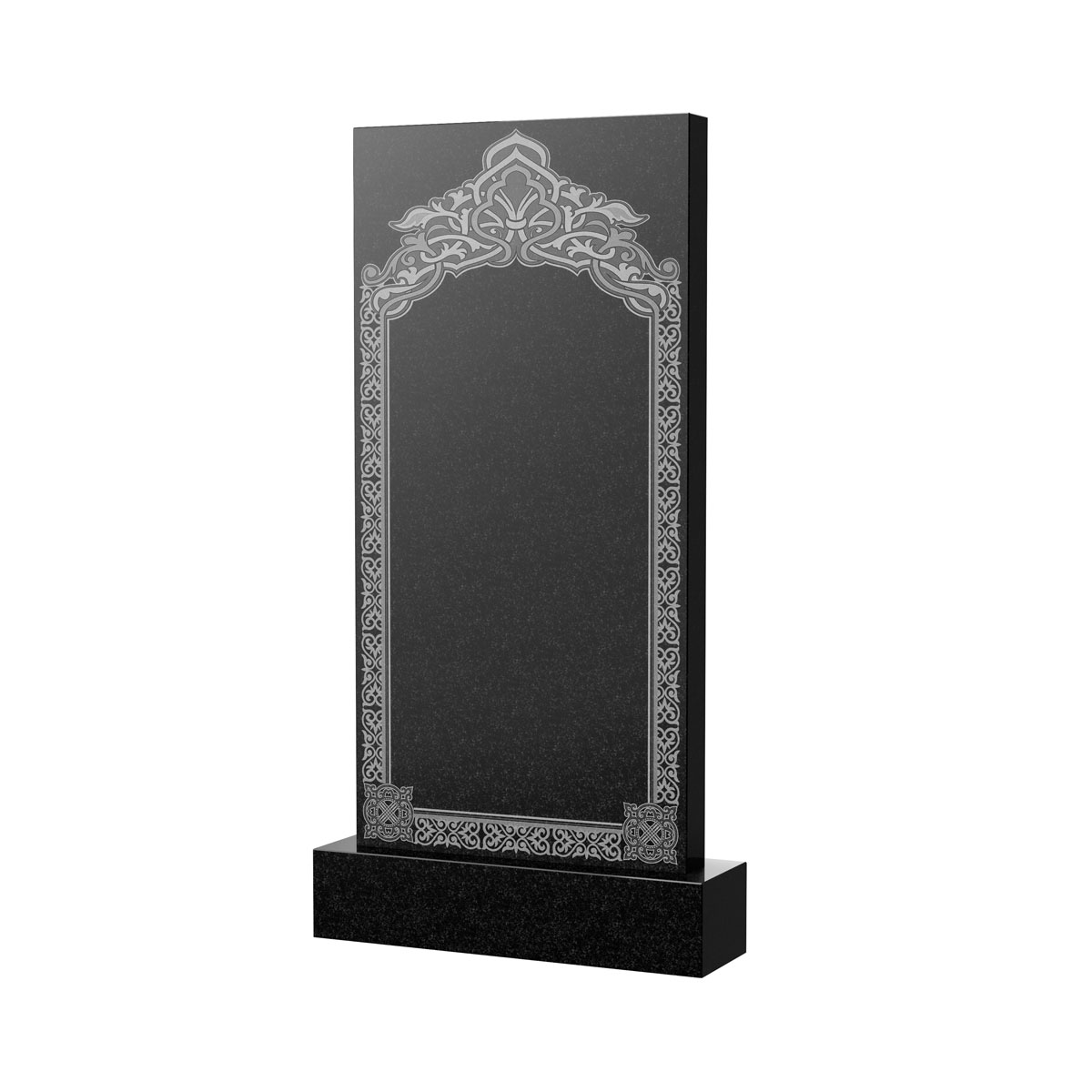 Художественное оформление памятника в&nbsp;Чебоксарах | Художественное оформление на гранитную стелу, рисунок ВХО-044