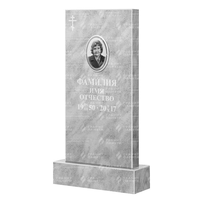Памятники из мрамора в&nbsp;Чебоксарах | Мраморный памятник, прямой