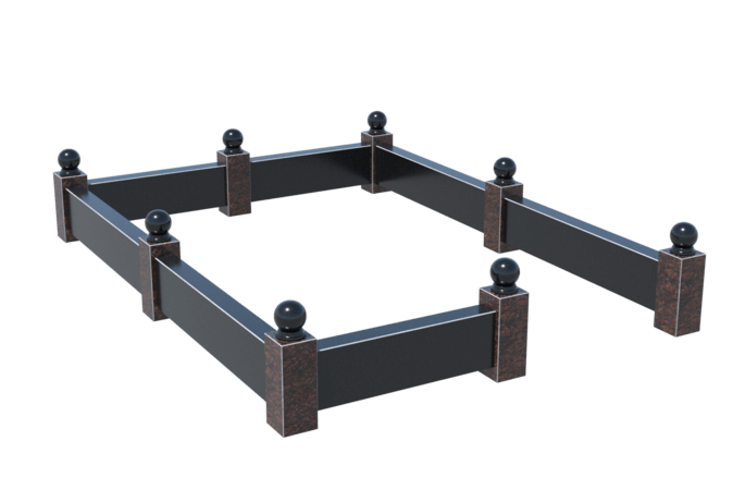 Цоколи на могилу в&nbsp;Чебоксарах | Цоколь на могилу №0035