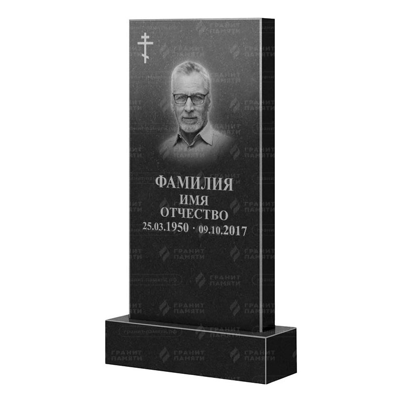 Памятники из гранита классические в&nbsp;Чебоксарах | Гранитный памятник Прямой