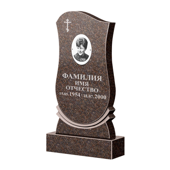 Гранитные памятники в&nbsp;Чебоксарах | Памятник из гранита Карел Brown ФГЦ-056