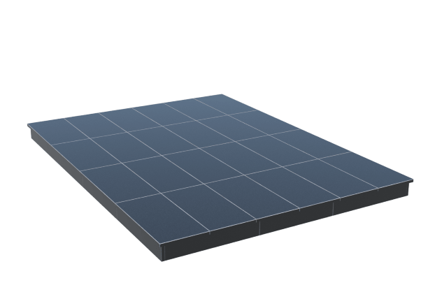 Площадки на могилу в&nbsp;Чебоксарах | Площадка с вертикальной (10 см) облицовкой гранитом Габбро