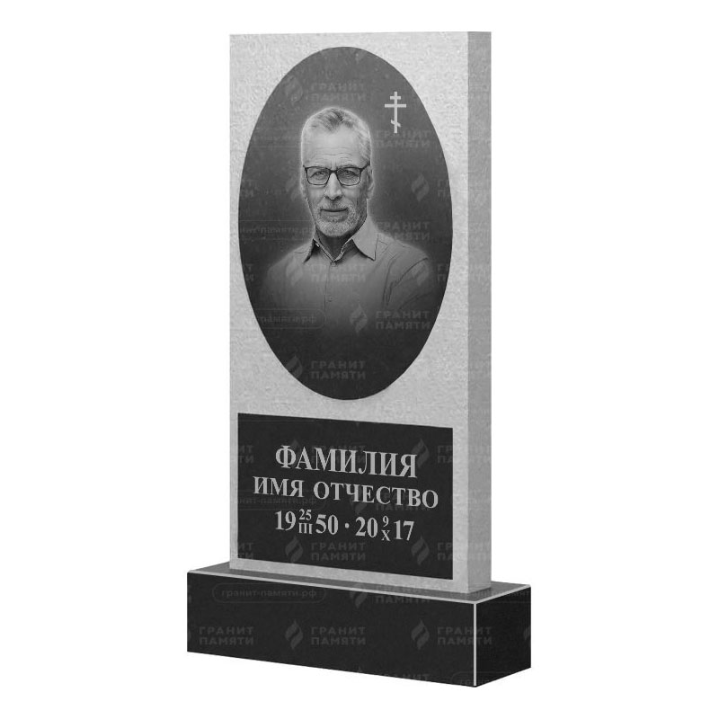 Памятники из гранита вертикальные в&nbsp;Чебоксарах | Гранитный памятник ФГ-166
