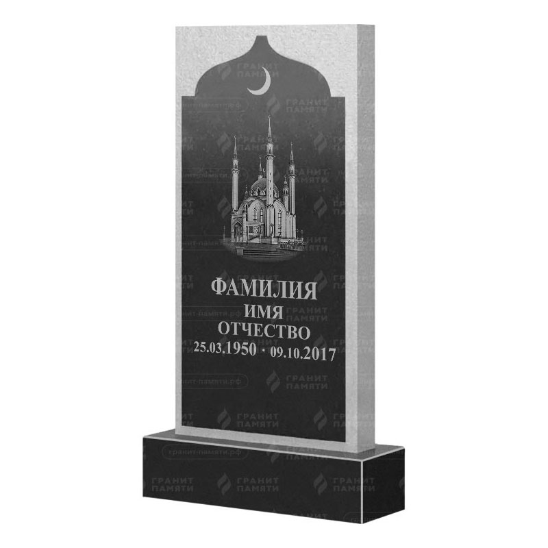 Мусульманские памятники на могилу в&nbsp;Чебоксарах | Гранитный памятник ФГ-167