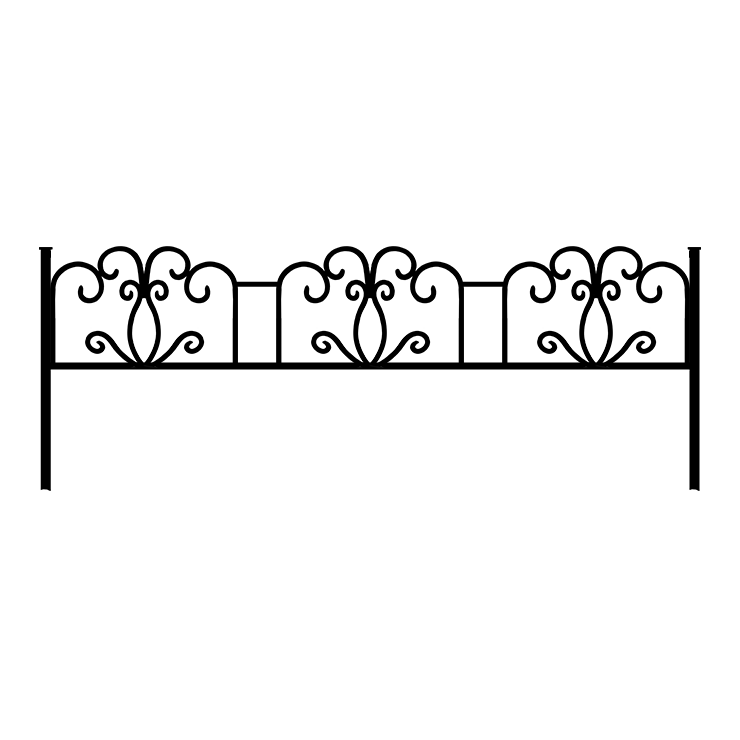 Металлические оградки, столы, скамейки в&nbsp;Чебоксарах | Оградка №4