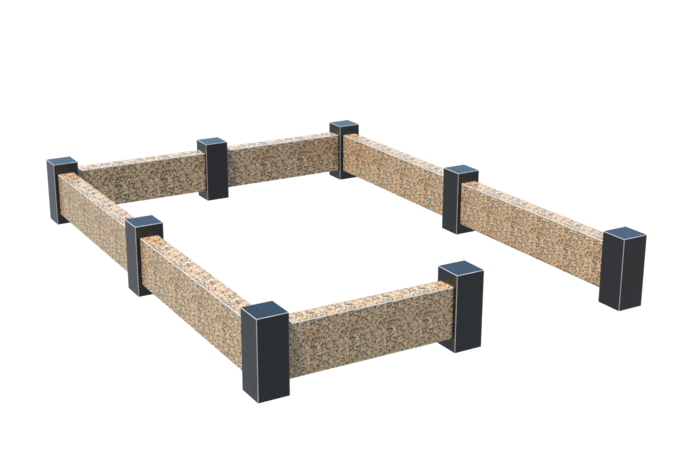 Цоколи на могилу в&nbsp;Чебоксарах | Цоколь на могилу №0037