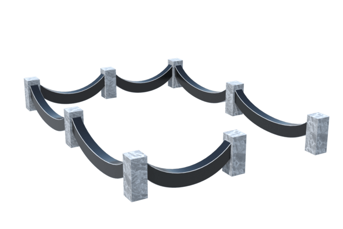 Цоколи на могилу в&nbsp;Чебоксарах | Цоколь на могилу №0023