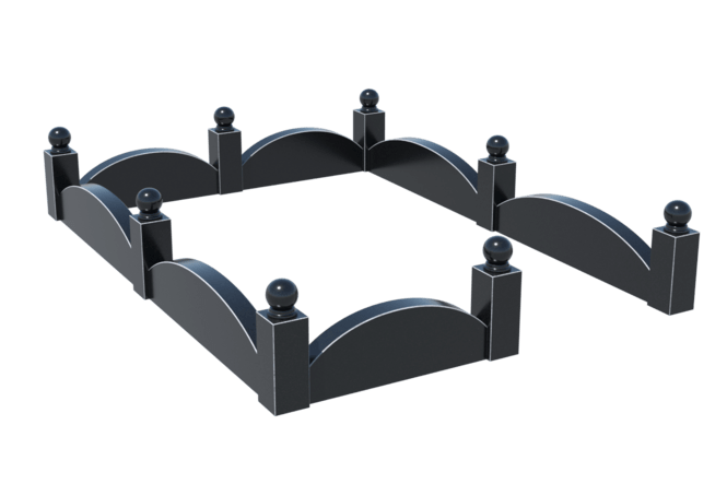 Цоколи на могилу в&nbsp;Чебоксарах | Цоколь на могилу №0002