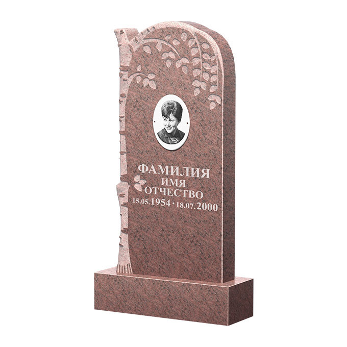 Гранитные памятники в&nbsp;Чебоксарах | Памятник из гранита Розалия Pink ФГЦ-091