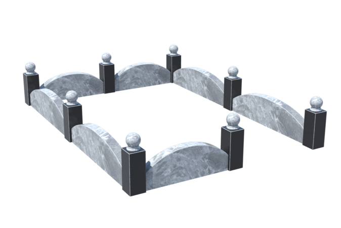 Цоколи на могилу в&nbsp;Чебоксарах | Цоколь на могилу №0003