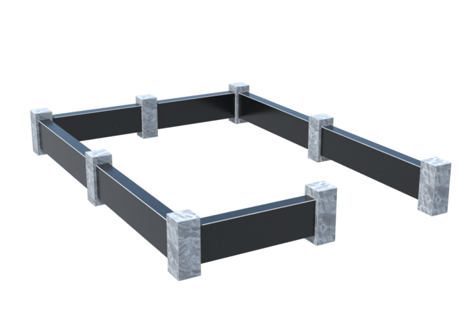 Цоколи на могилу в&nbsp;Чебоксарах | Цоколь на могилу №0032