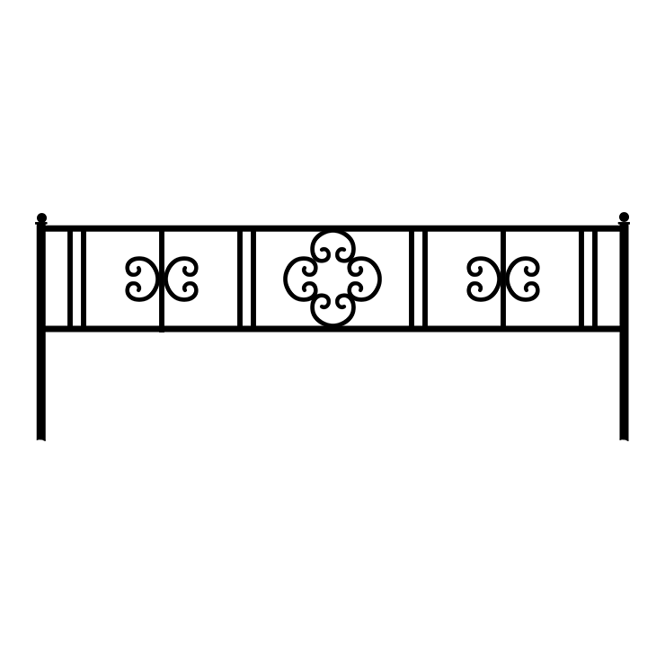 Кованые изделия в&nbsp;Чебоксарах | Кованая оградка ОГ.006