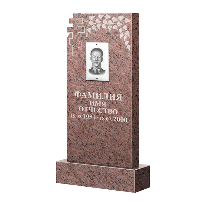 Гранитные памятники в&nbsp;Чебоксарах | Памятник из гранита Розалия Pink ФГЦ-202