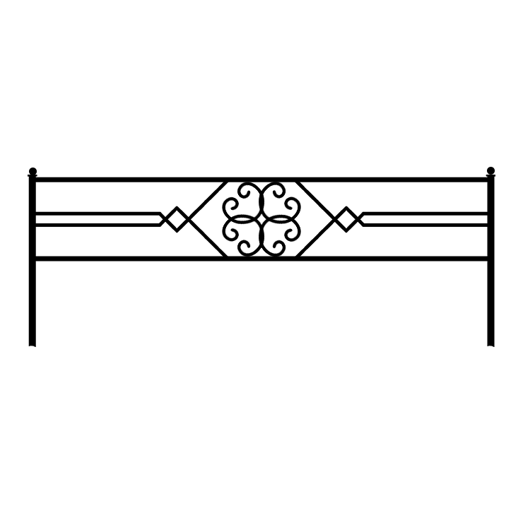 Кованые изделия в&nbsp;Чебоксарах | Кованая оградка ОГ.003