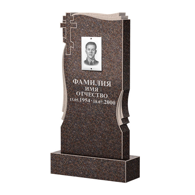 Гранитные памятники в&nbsp;Чебоксарах | Памятник из гранита Карел Brown ФГЦ-185