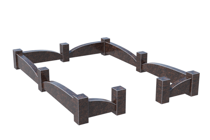 Цоколи на могилу в&nbsp;Чебоксарах | Цоколь на могилу №0043