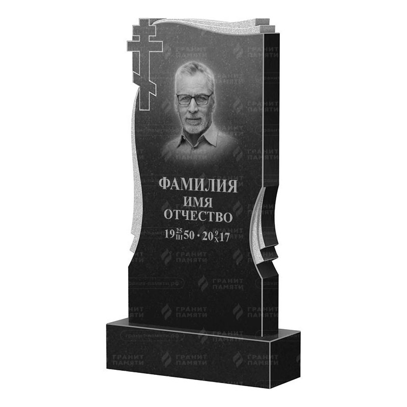 Памятники из гранита вертикальные в&nbsp;Чебоксарах | Гранитный памятник ФГ-185