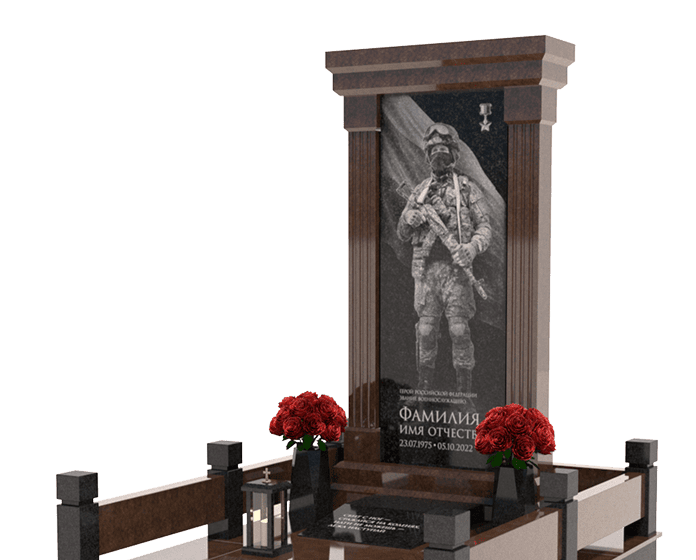 Памятники из гранита военным в Чебоксарах